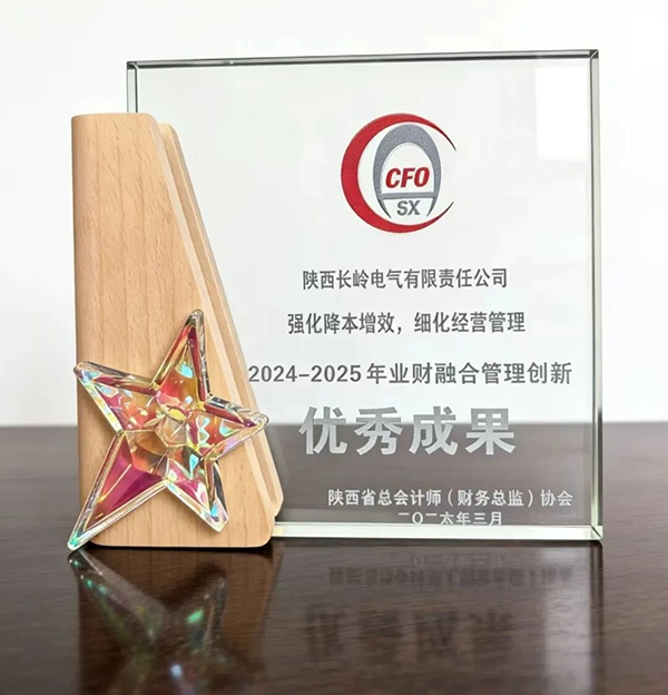 长岭电气荣获陕西省总会计师（财务总监）协...